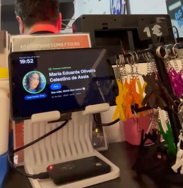 Check-in NFC en producción, BPT Odivelas.